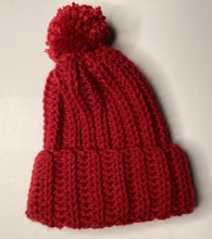 Load image into Gallery viewer, Crocheted Hat Child: Cherry Red
