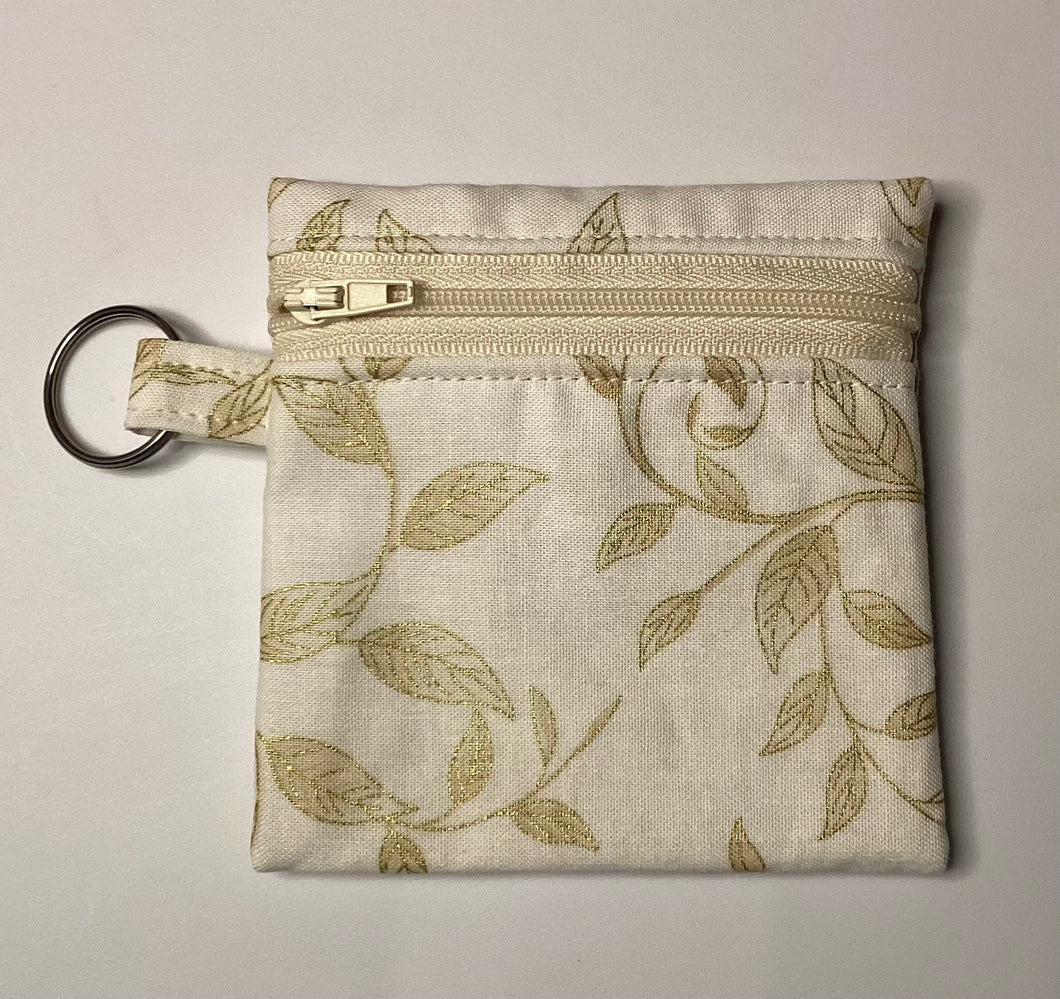 Coin Purse: Leaves Gold