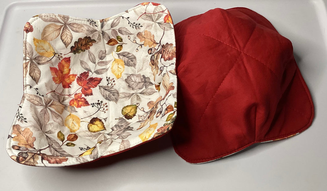 Bowl Warmer Cozy: Autumn Leaves