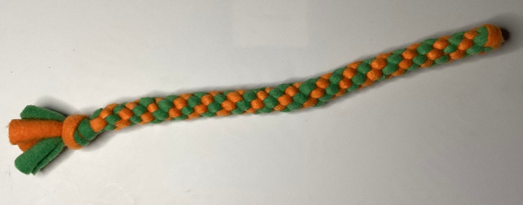 Dog Tug Pull Toy: Green Orange