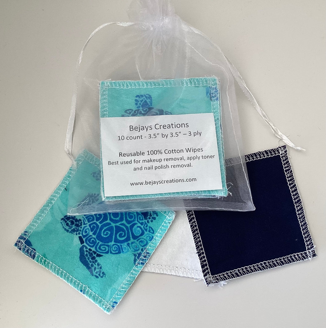 Cotton Wipes: Turtles