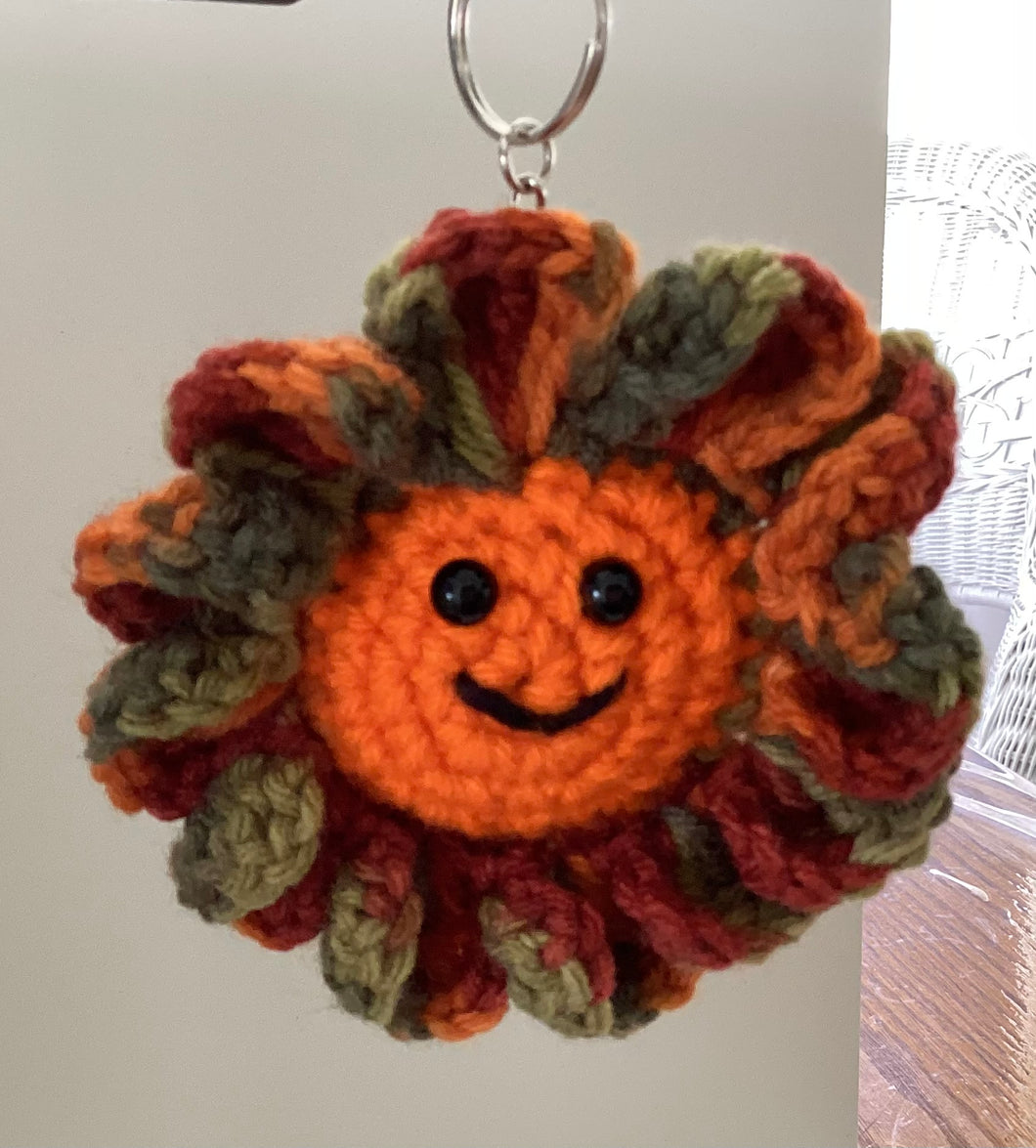 Amigurumi Keychain: Orange