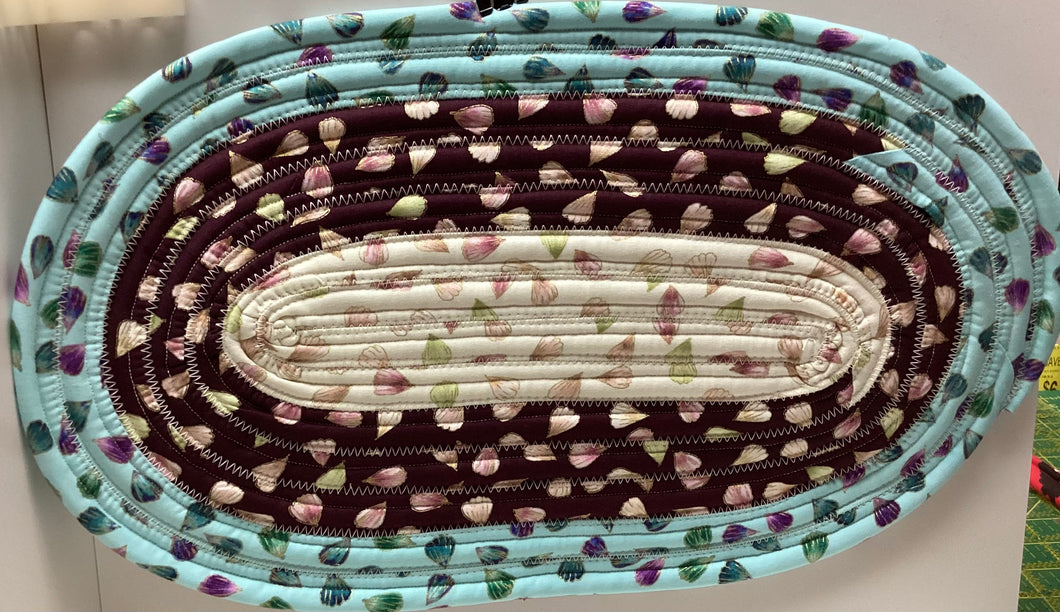 Jelly Roll Mat Rug: Sea Shells