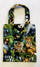 Load image into Gallery viewer, Tote Bag Mini: Zoo Animals
